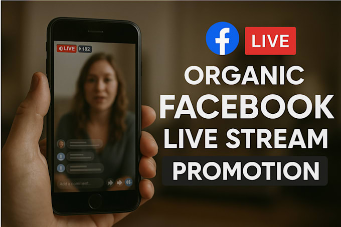 organically promote your live stream views on facebook