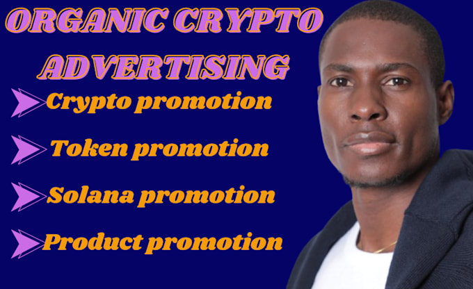 promote your solana, crypto, website, or product