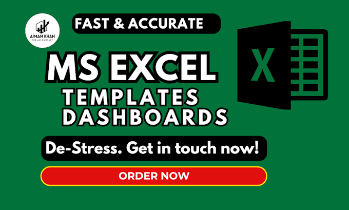 Create excel template and ms excel dashboard as your microsoft excel expert