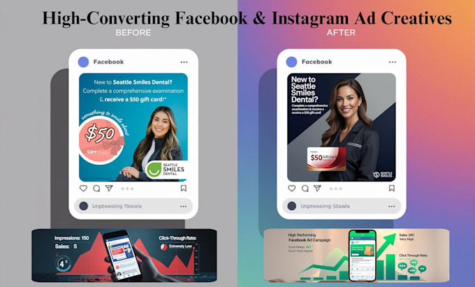 design premium fb ads creative