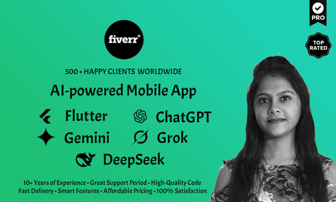 develop an ai powered flutter mobile app for ios and android