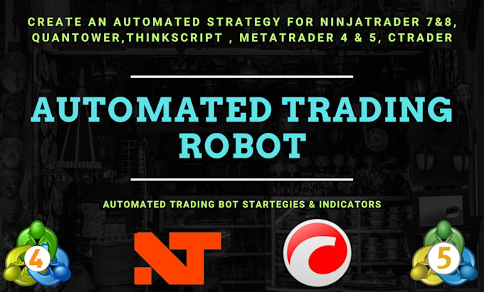 custom expert advisor forex robot in metatrader ctrader ninjatrader