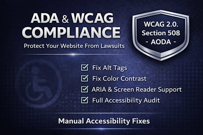 fix ada compliance and wcag issues on your website