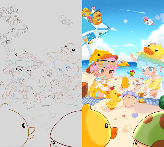 color or shade your drawings