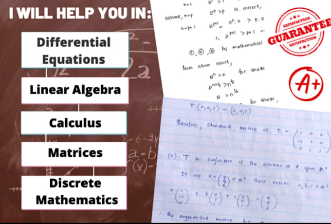 tutor you calculus and differential equations