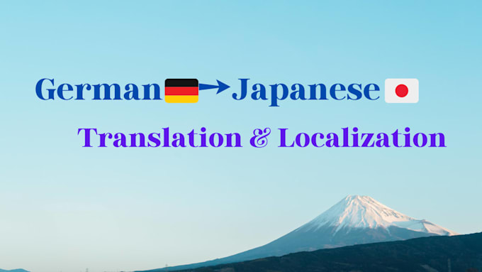 translate and localize german to natural japanese