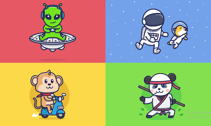 character, mascot, animal cartoon