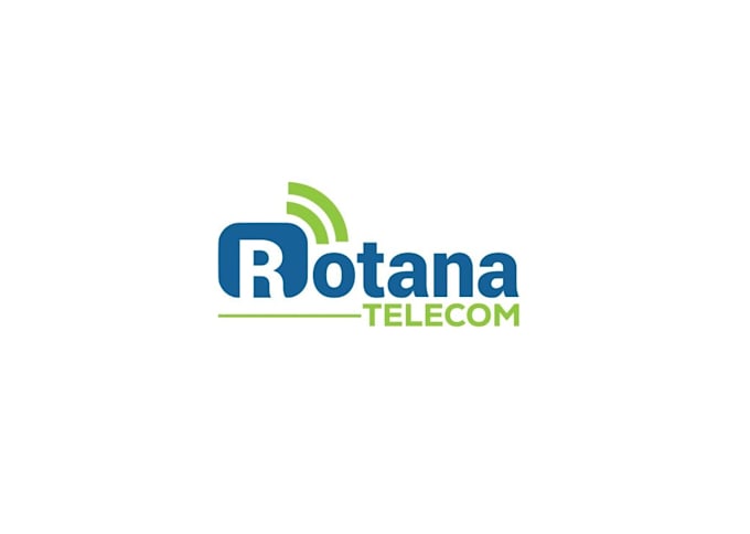 design unique and modern business telecom timeless logo