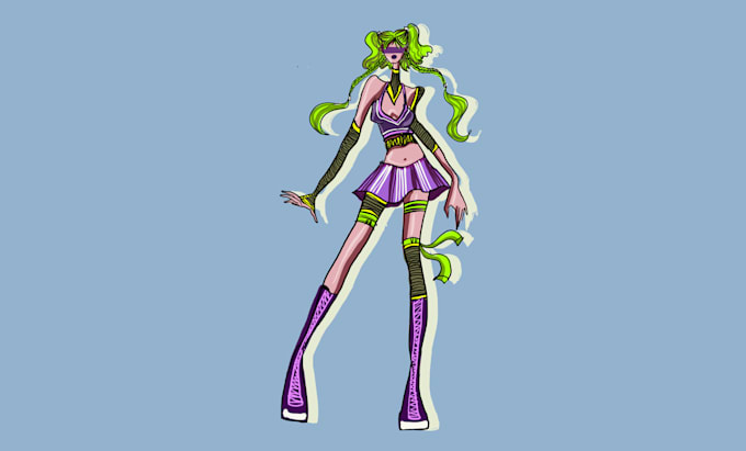 draw unique fashion illustration