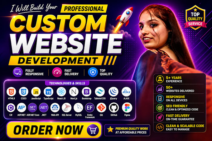 build or rebuild website as full stack developer