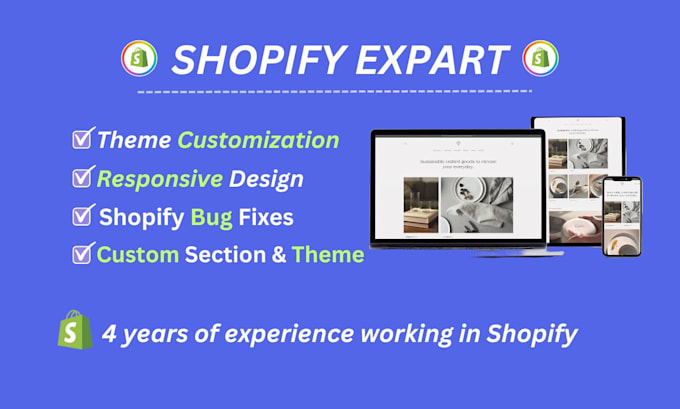 shopify expert shopify bug fix shopify theme customization