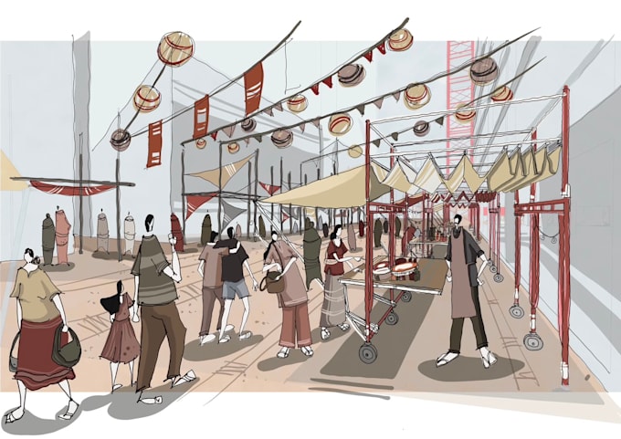 create stunning hand drawn perspectives and diagrams