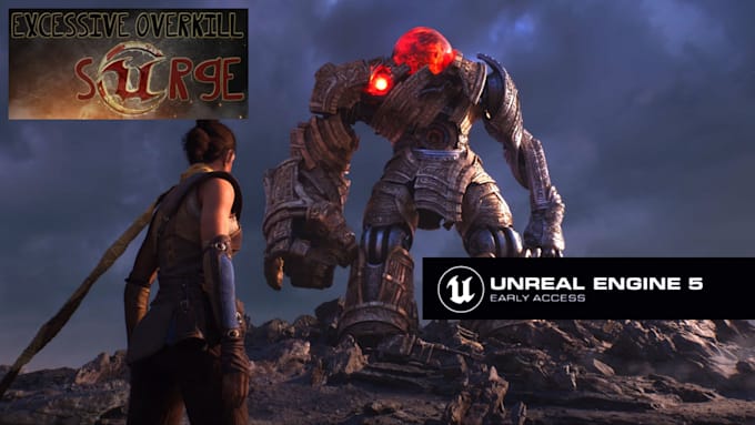 do full unreal engine multiplayer game with environment and map game trailer