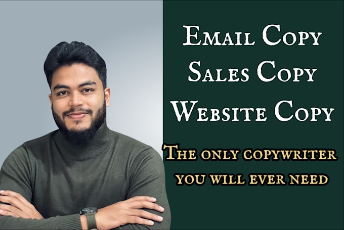 write sales driven email copy