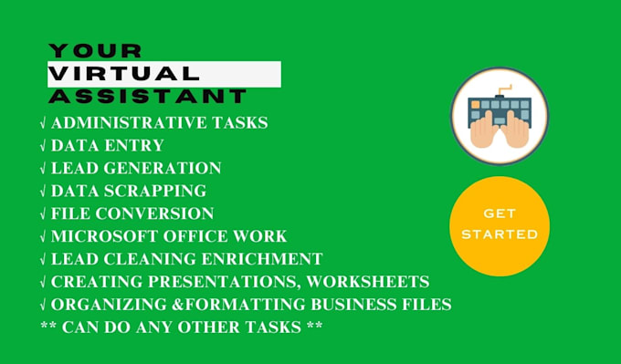 be your administrative virtual assistant