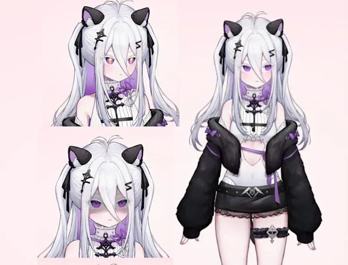 create live2d vtuber model,2d vtuber rigging,nsfw model,anime manga,furry vtuber