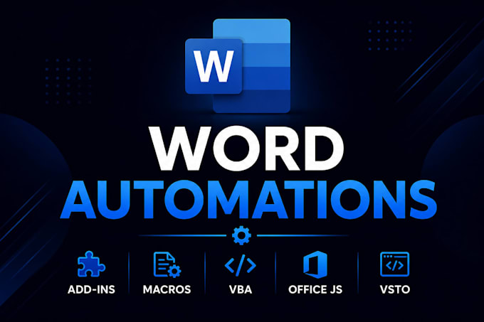 develop custom microsoft word vba macros and add ins