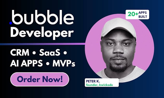 build bubble web app bubble io bubble app developer bubble mvp bubble website