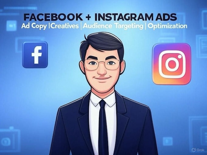 set up facebook instagram and cgi ads campaign for your business