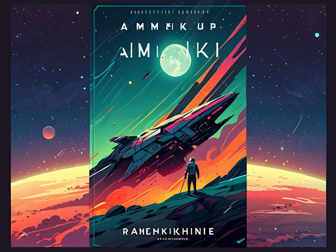 do sci fi book or ebook cover design