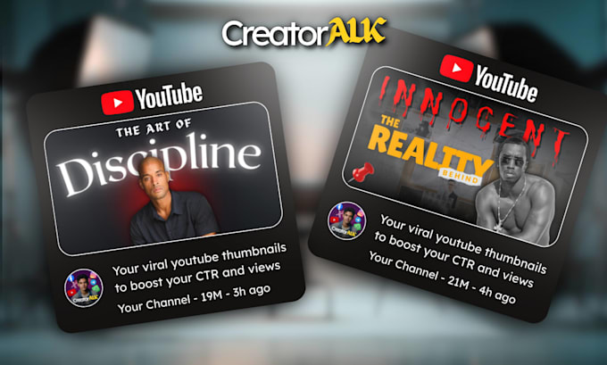design viral youtube thumbnails to boost your CTR and views