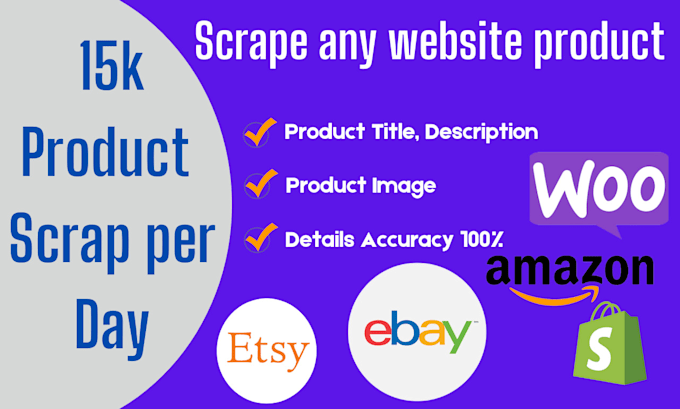 scrape product details, images, and prices from any website