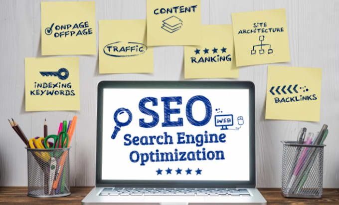 optimize website on page off page and technical SEO of wordpress websites