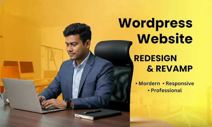 revamp and redesign your wordpress business website professionally