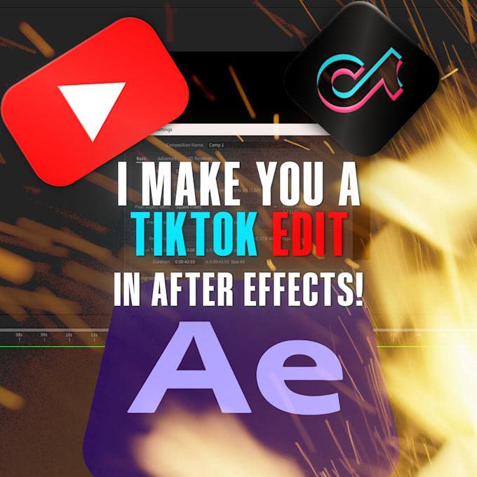 make you a tiktok edit using after effects