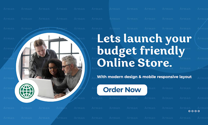 develop a custom ecommerce website for your online store