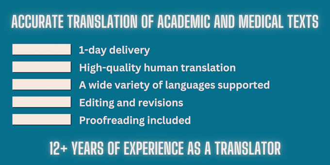 translate your medical and academic content