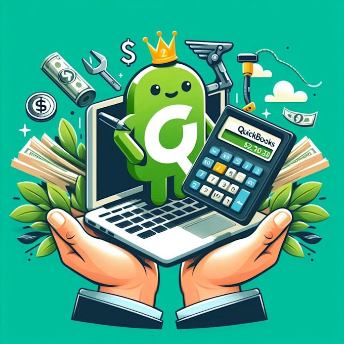 do bookkeeping, bank reconciliation, cleanup, setup and reporting in quickbooks