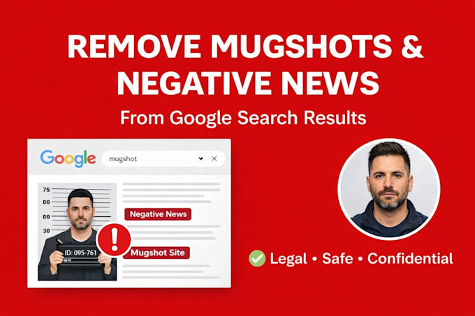 remove mugshots delete negative links erase bad article false news in google