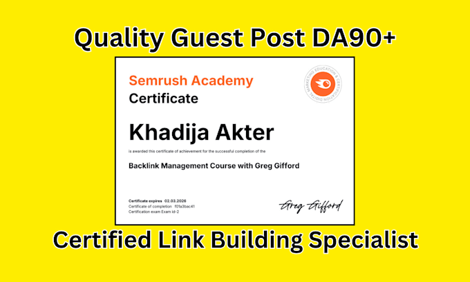 provide guest post backlinks from high da and DR websites