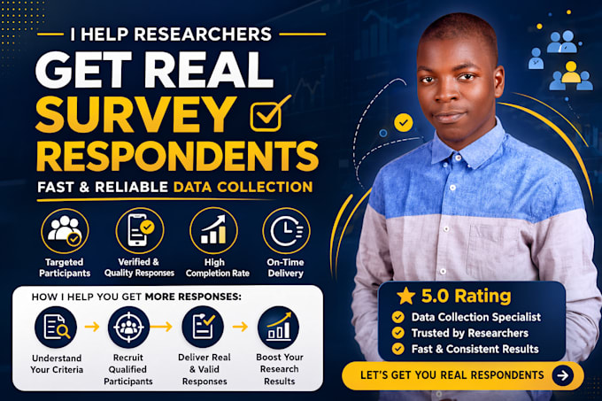 get real survey respondents fast
