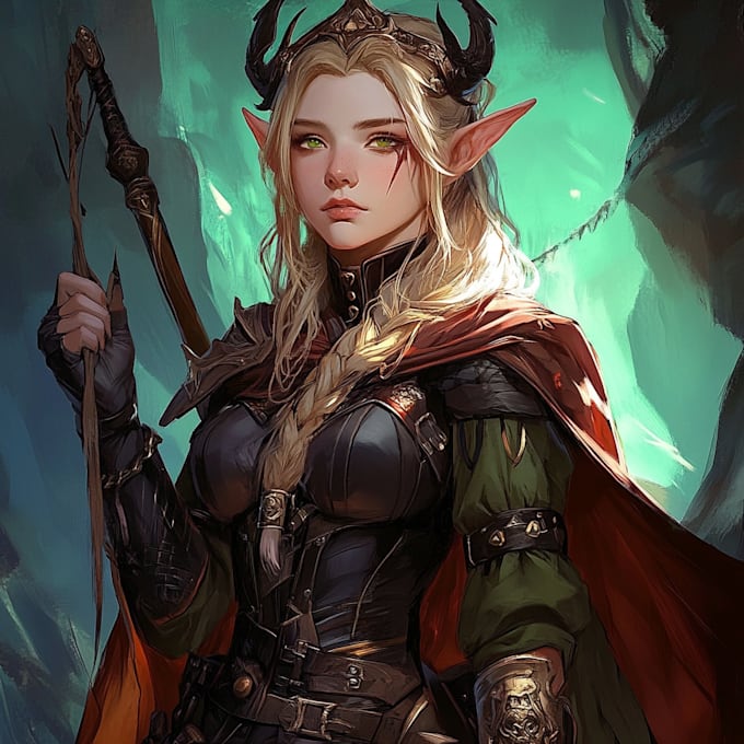 do game character art in unique style
