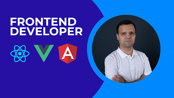 develop a responsive react, vue, angular web app