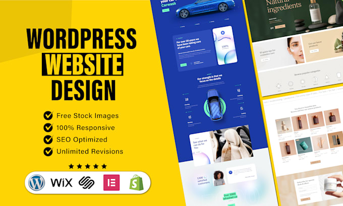 build, design, redesign, ecommerce website,wordpress business website develoment
