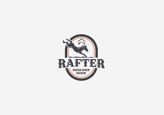 design bucking horse logo