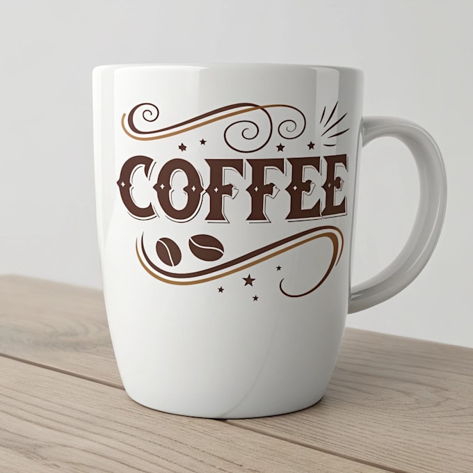 create an logo or design on a mug
