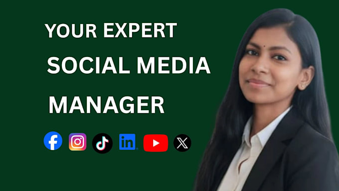 be your social media manager social media marketing manager