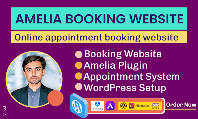 set up amelia booking plugin, build a professional appointment booking website