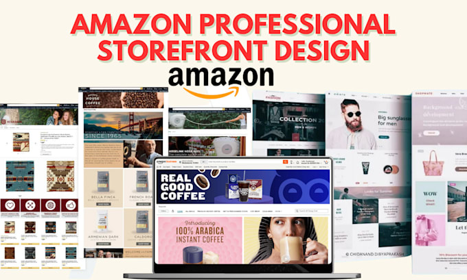 create professional amazon brand store and storefront design
