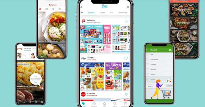 develop ai grocery list generator app, recipe app, ai family meal planner
