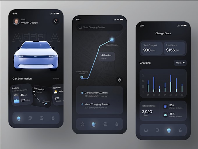 build electric vehicle booking, ev station app, ev finder and ev tracking app