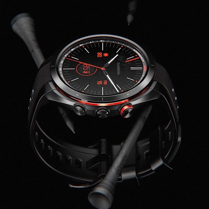 create a stunning 3d watch animation with realistic rendering and custom angles