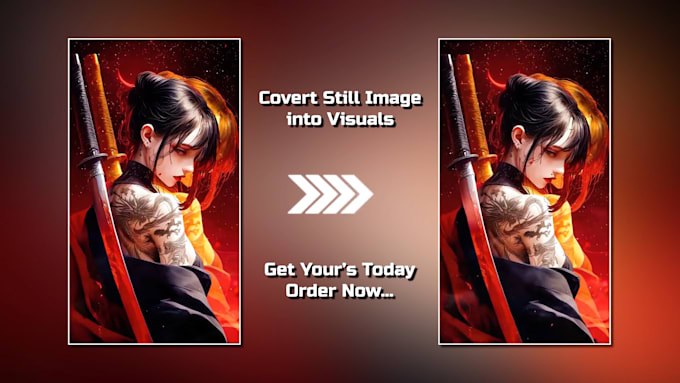 animate your still image or artworks into looping video canvas