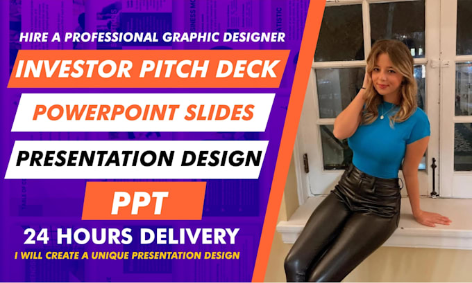 Create powerpoint presentation slides and investor pitch deck design by ...