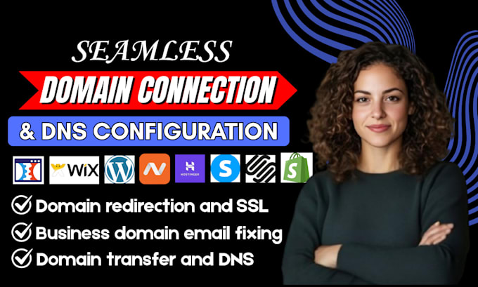 connect domain from godaddy, or squarespace to shopify, wix, and fix dns issue