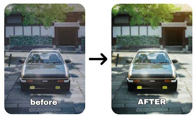 turn your car pictures into unique vibes edits